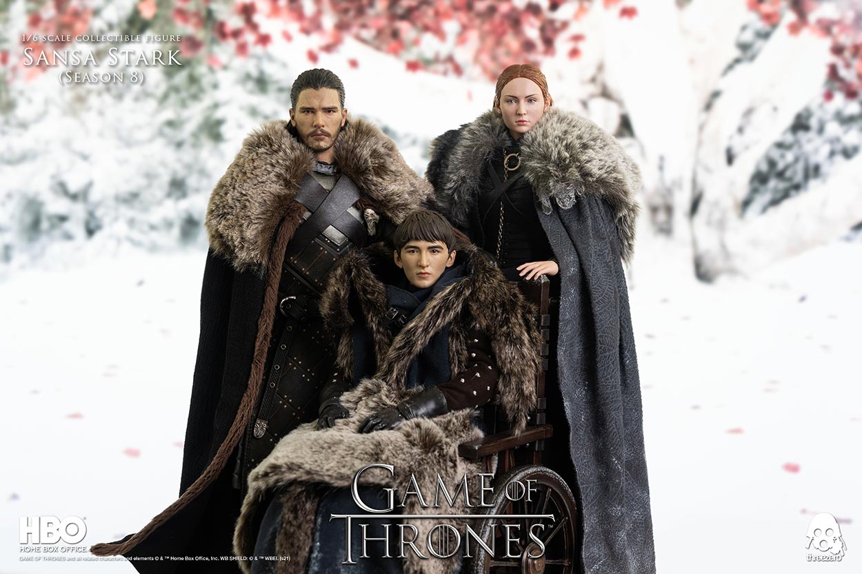 ThreeZero : Game of Thrones – Sansa Stark (Season 8) 1/6 Scale Figure GOT_Sansa_Stark_S8_18_wlogo