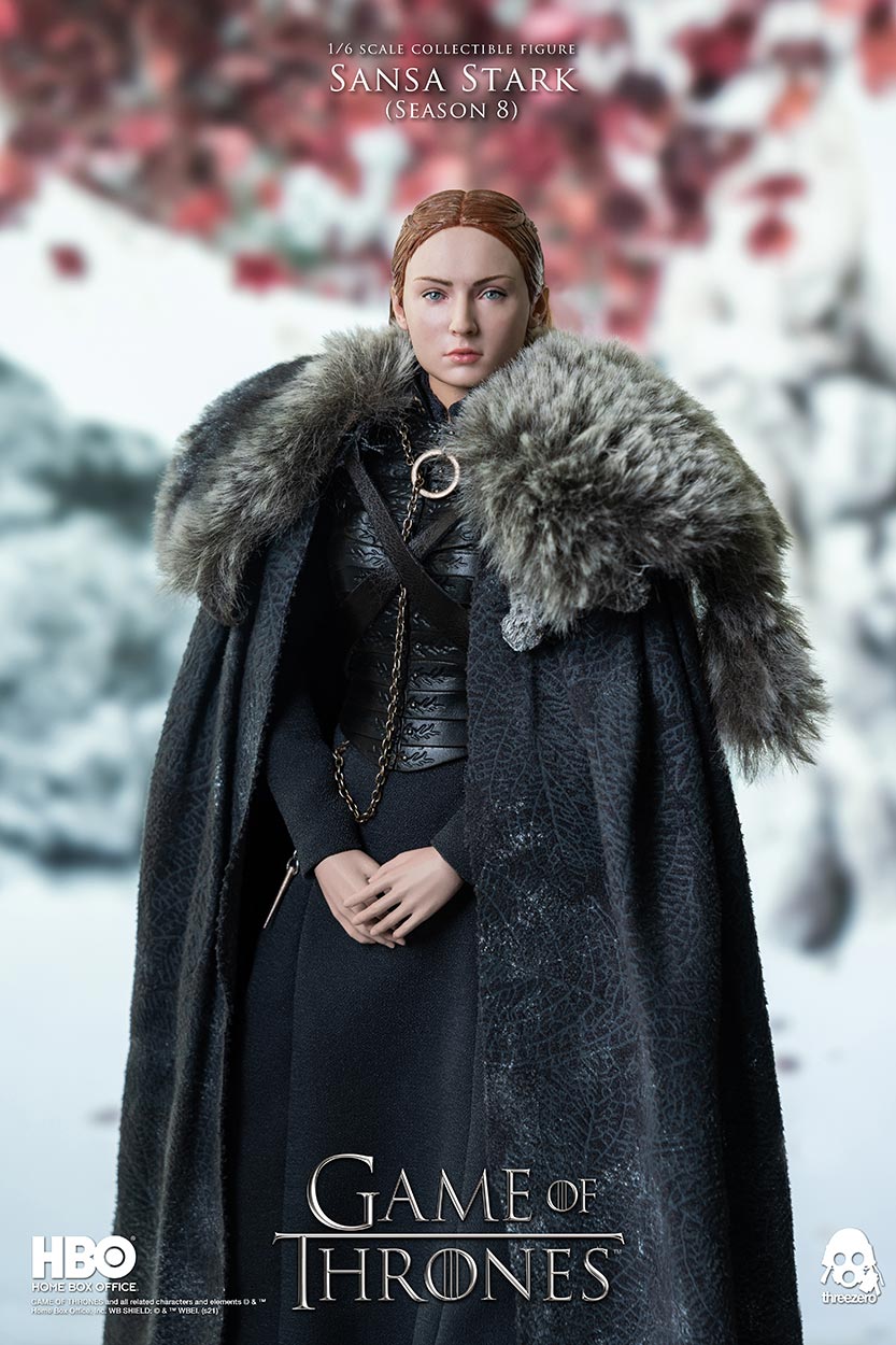 ThreeZero : Game of Thrones – Sansa Stark (Season 8) 1/6 Scale Figure GOT_Sansa_Stark_S8_5_wlogo