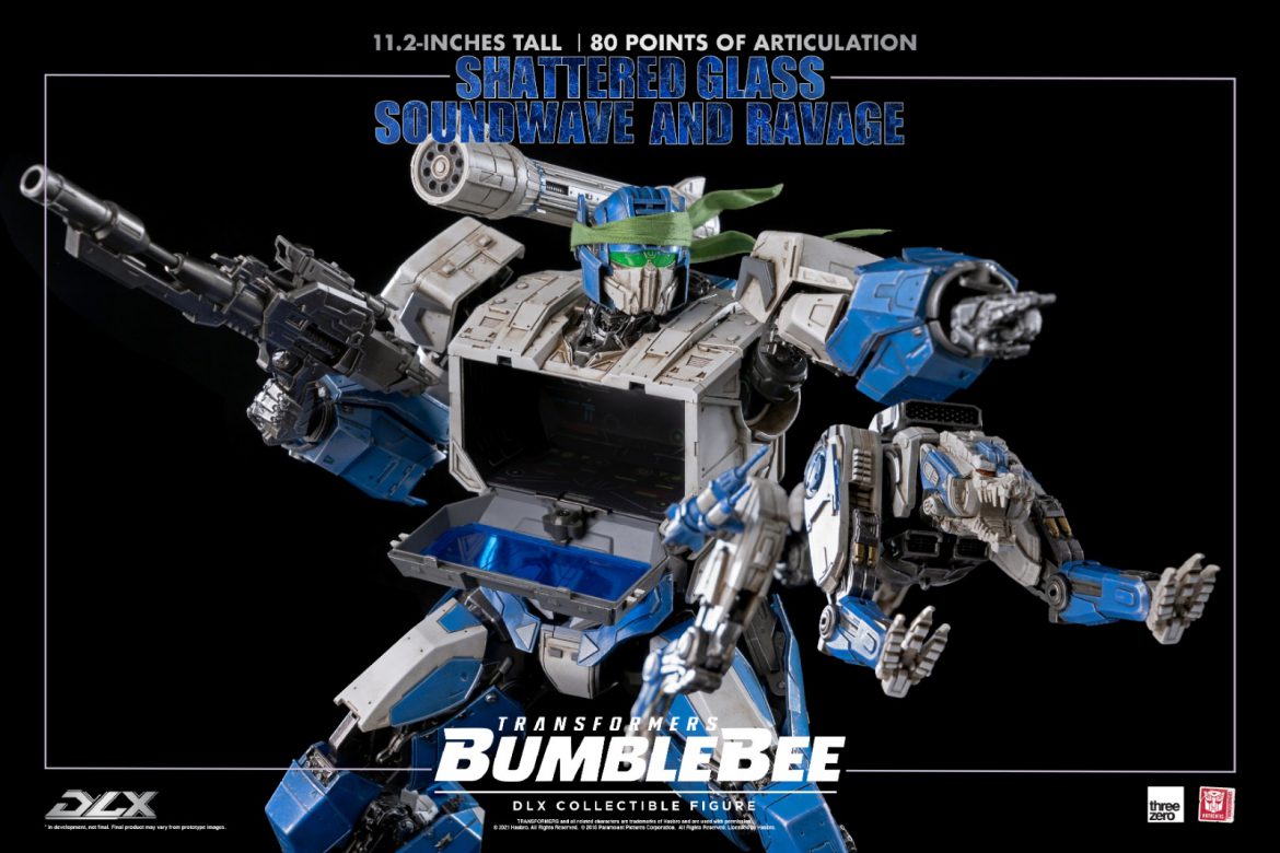 Transformers: Bumblebee – DLX Shattered Glass Soundwave and Ravage