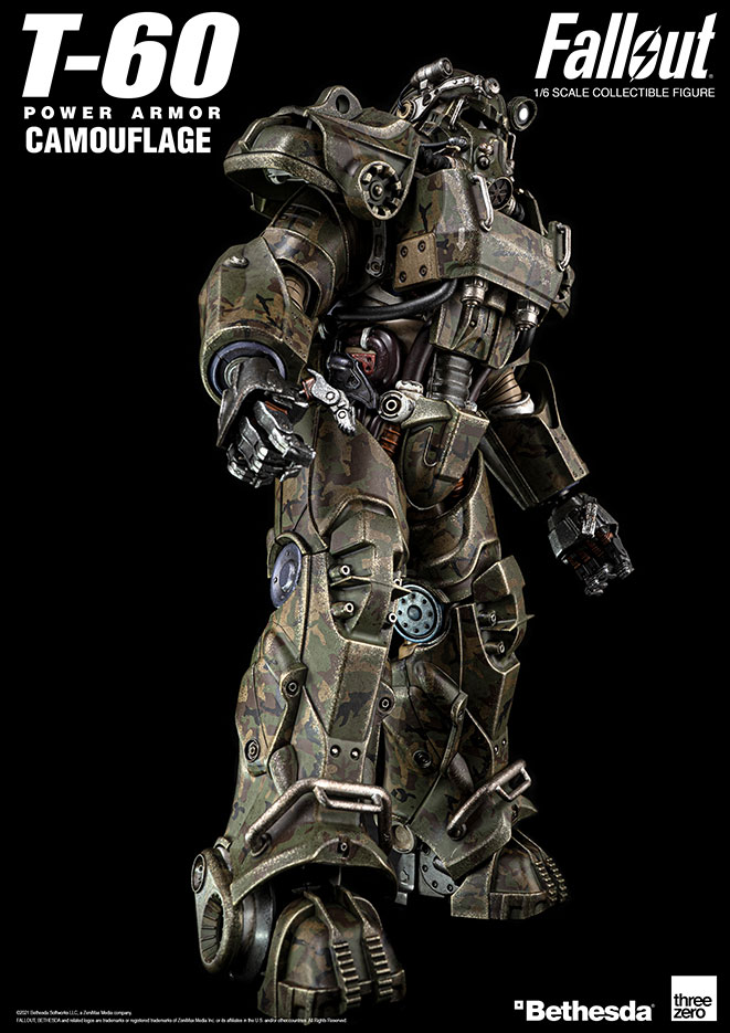 Fallout , 1/6 T‐60 Camouflage Power Armor