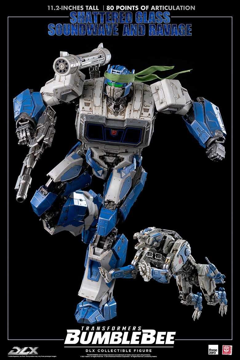 TRANSFORMERS: BUMBLEBEE DLX Shattered Glass Optimus Prime DLX SCALE  COLLECTIBLE FIGURE SERIES – threezero store