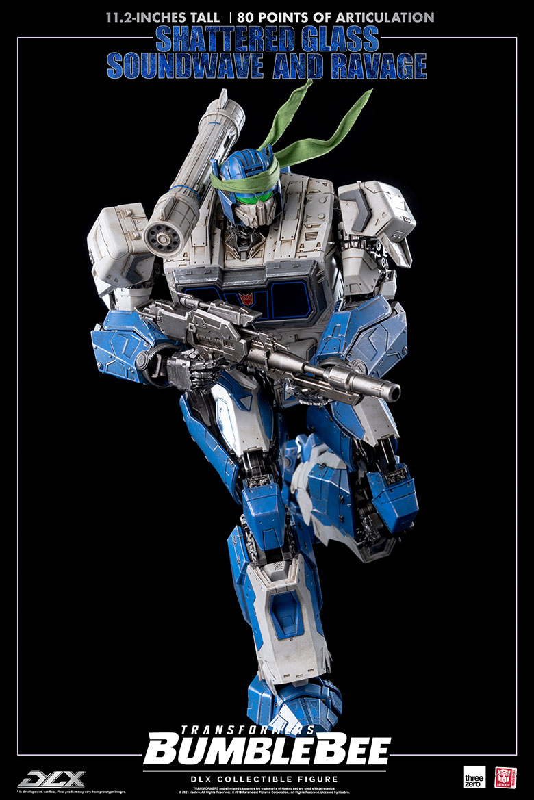 TRANSFORMERS: BUMBLEBEE DLX Shattered Glass Optimus Prime DLX SCALE  COLLECTIBLE FIGURE SERIES – threezero store