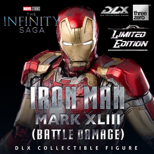 MARVEL - DLX threezero Iron Man マーク43ハルクバスター の+aei.art.br