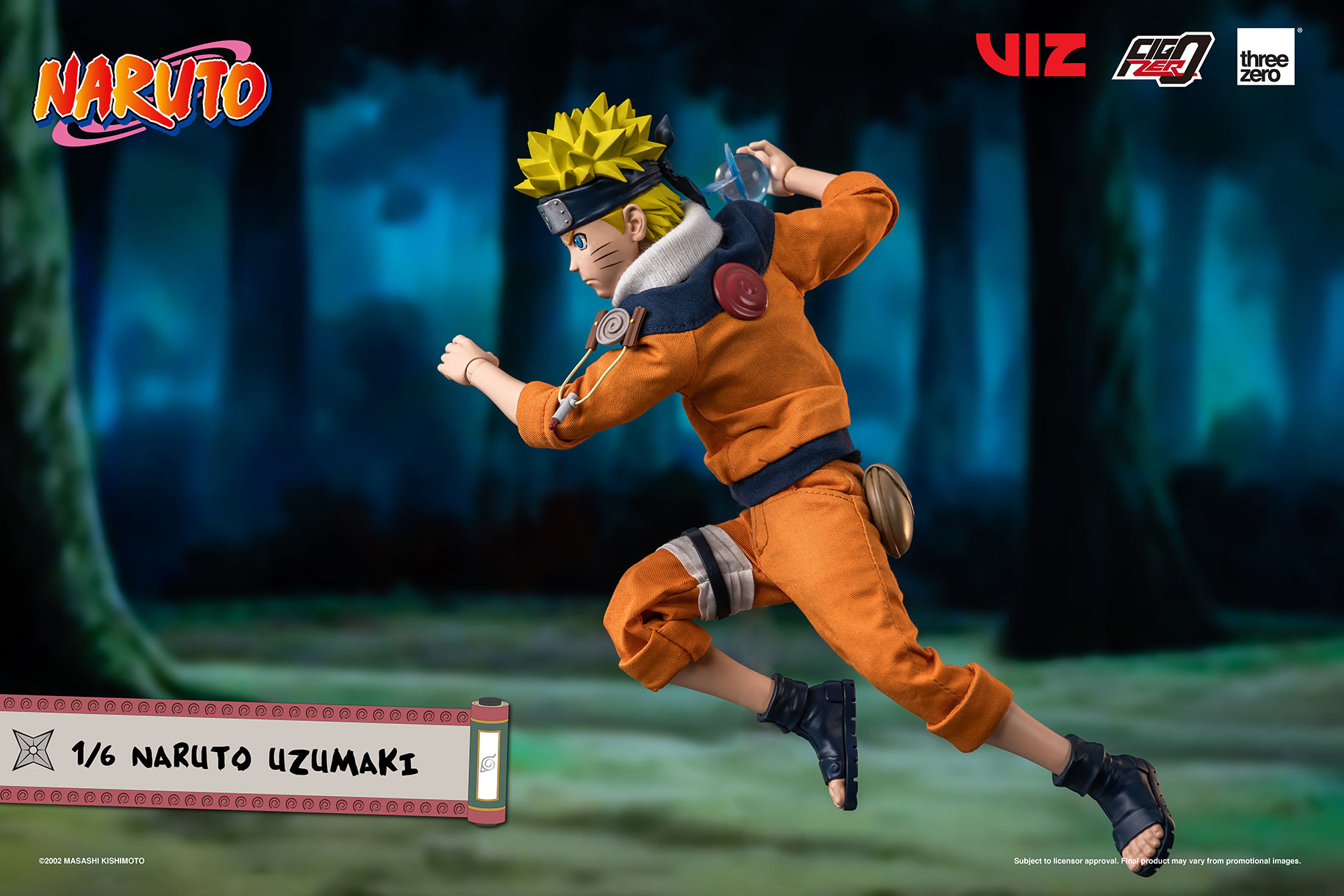 Naruto Uzumaki FigZero 1:6 Scale Figure, Naruto: Shippuden