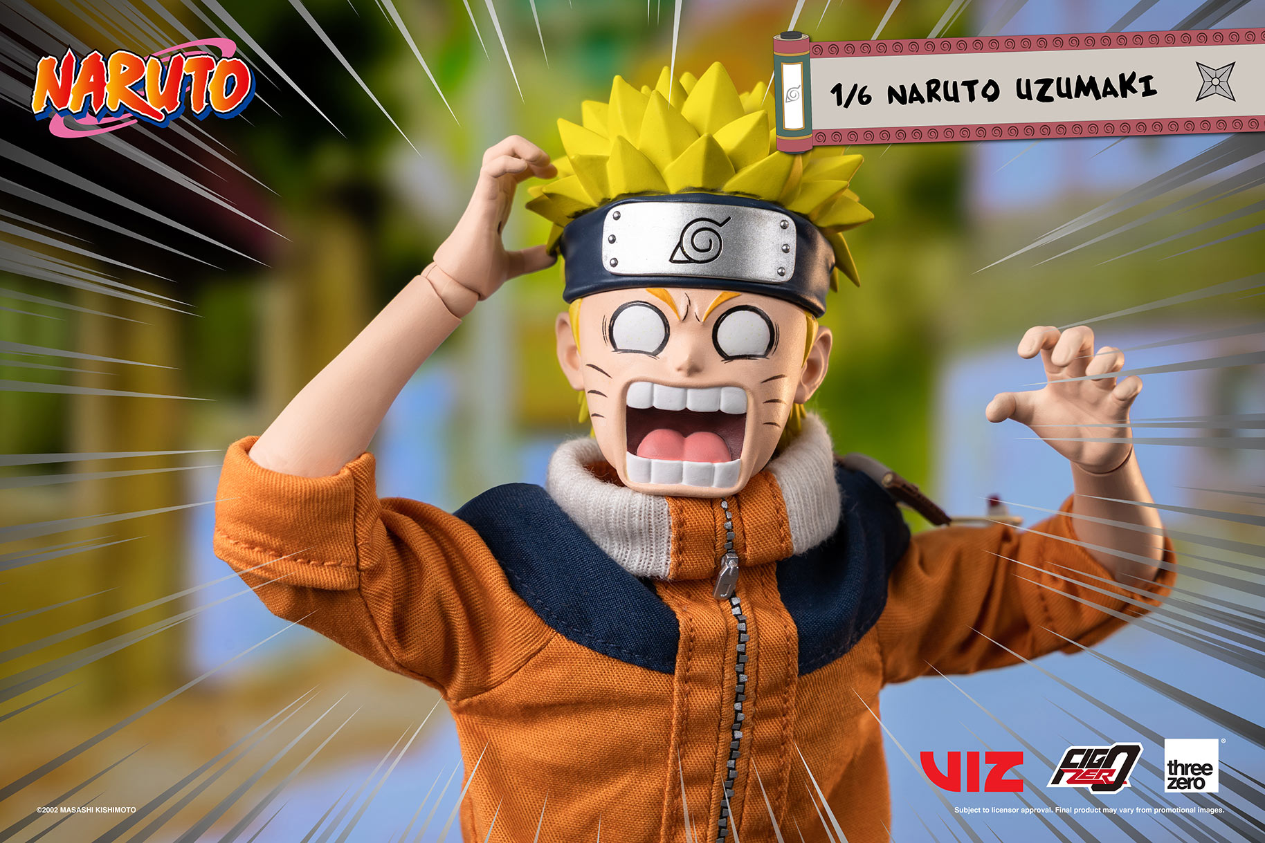 Figurine articulée Anime Heroes Naruto Shippuden - Naruto Uzumaki