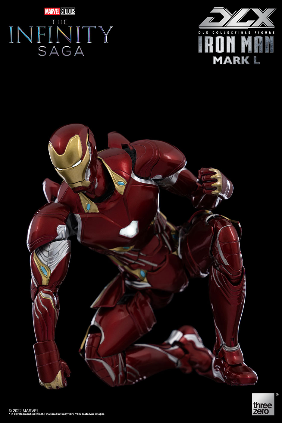 (2次受注)DLX Iron Man Mark 50(DLX アイアンマン・マーク50) The Infinity Saga(インフィニティ・サーガ) 1/12 完成品 可動フィギュア threezero(スリーゼロ)