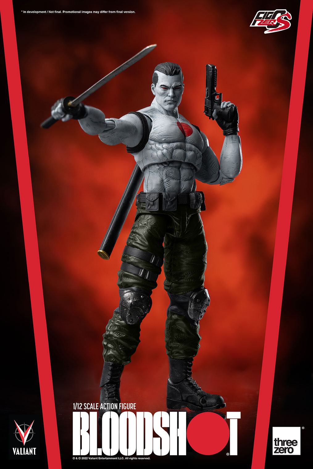 Valiant Comics FigZero S Action Figure 1/12 Bloodshot Unleashed 15 cm –  Amuzzi