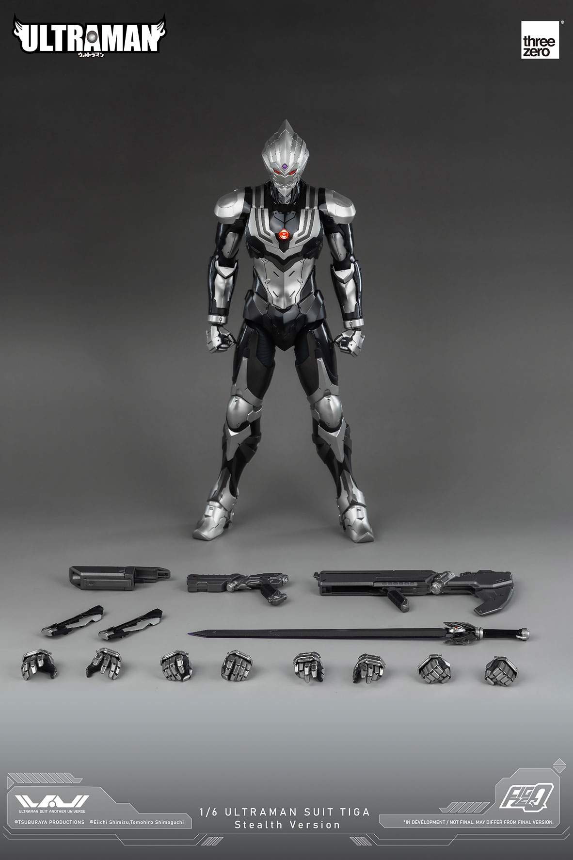 ULTRAMANフィグゼロ 1/6 ULTRAMAN SUIT TIGA ステルス・バージョン ...