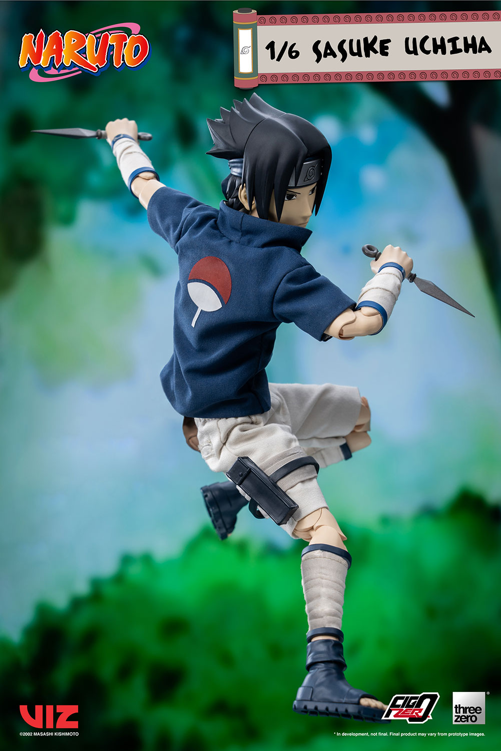 Threezero Naruto - 1/6 Scale Sasuke Uchiha Figure
