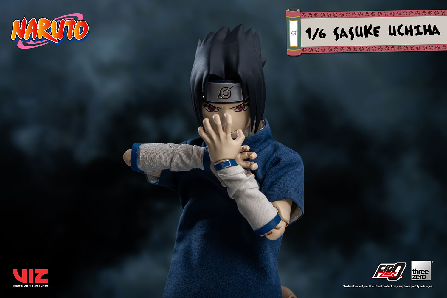 Pre-order Threezero 3Z0261 Naruto FigZero 1/6 Action Figure Sasuke