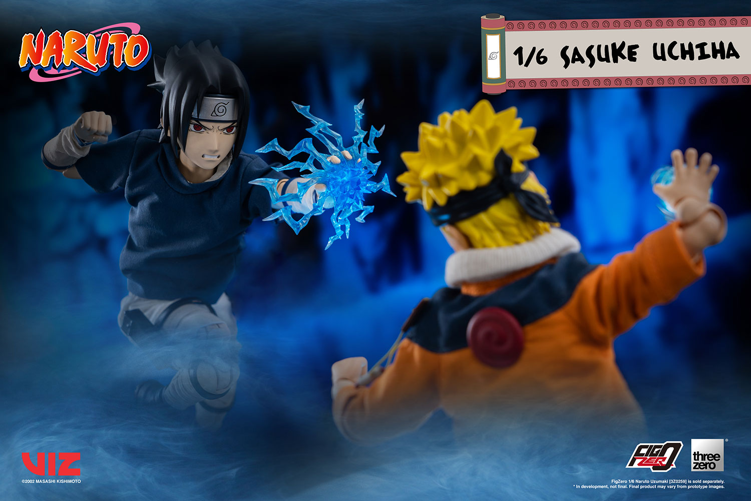Threezero 3Z0261 Naruto FigZero 1/6 Sasuke Uchiha (In stock) - TNS Figures
