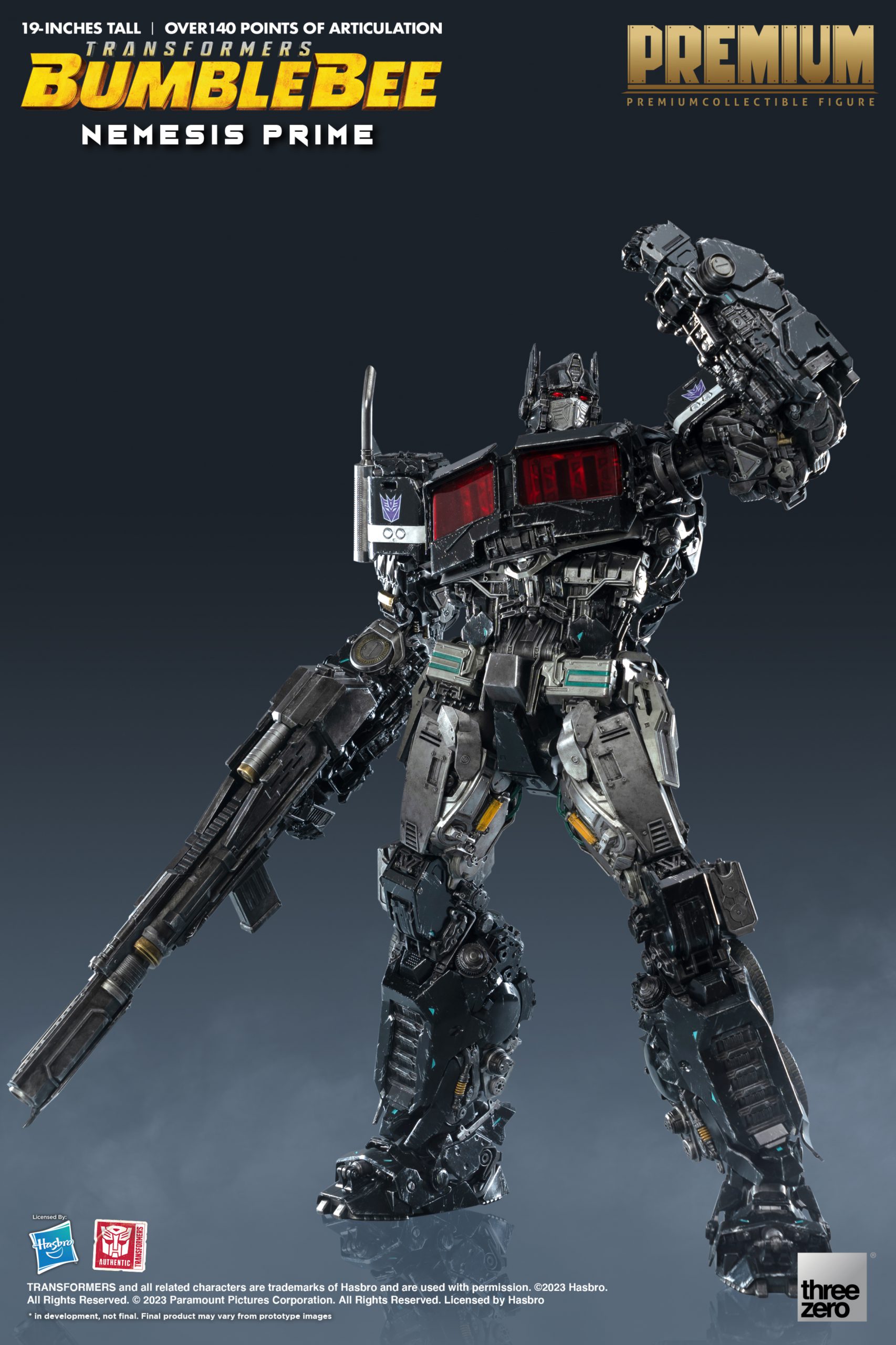 Transformers: BumblebeePREMIUM Nemesis Prime – threezero store