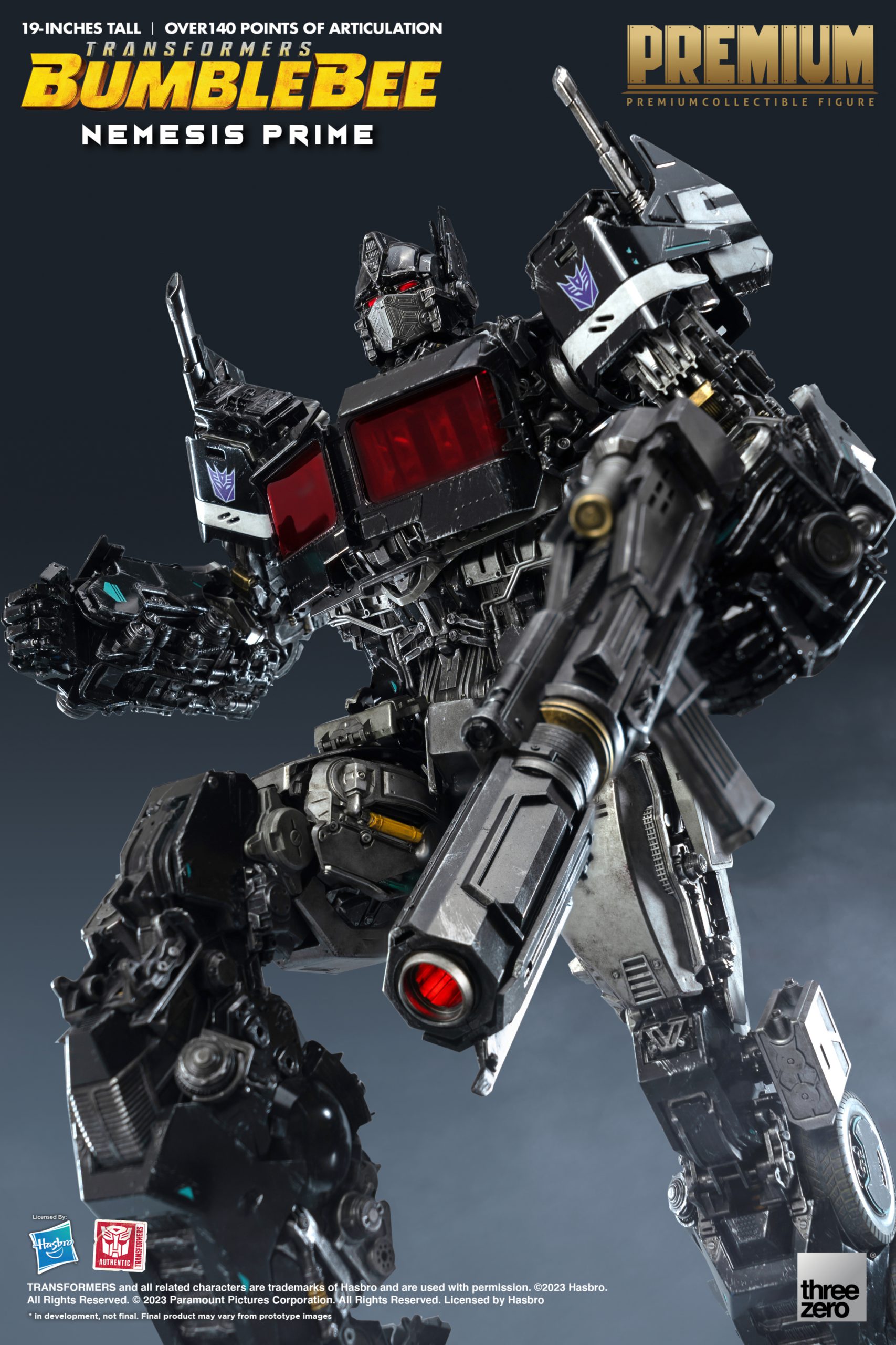 Transformers: BumblebeePREMIUM Nemesis Prime – threezero store