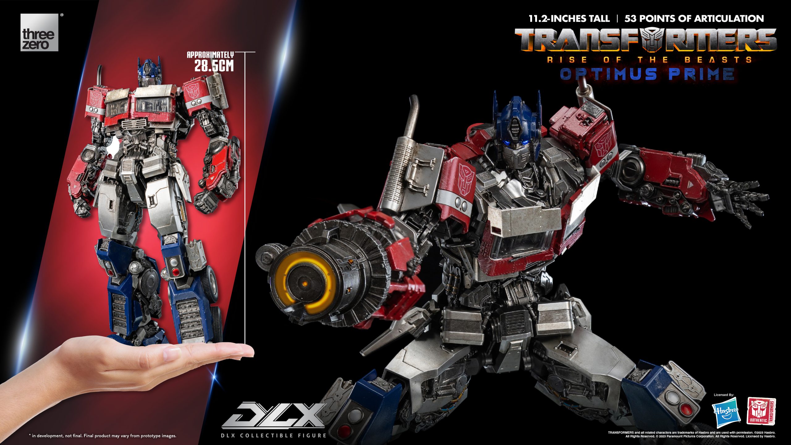 TRANSFORMERS: BUMBLEBEE DLX Shattered Glass Optimus Prime DLX SCALE  COLLECTIBLE FIGURE SERIES – threezero store