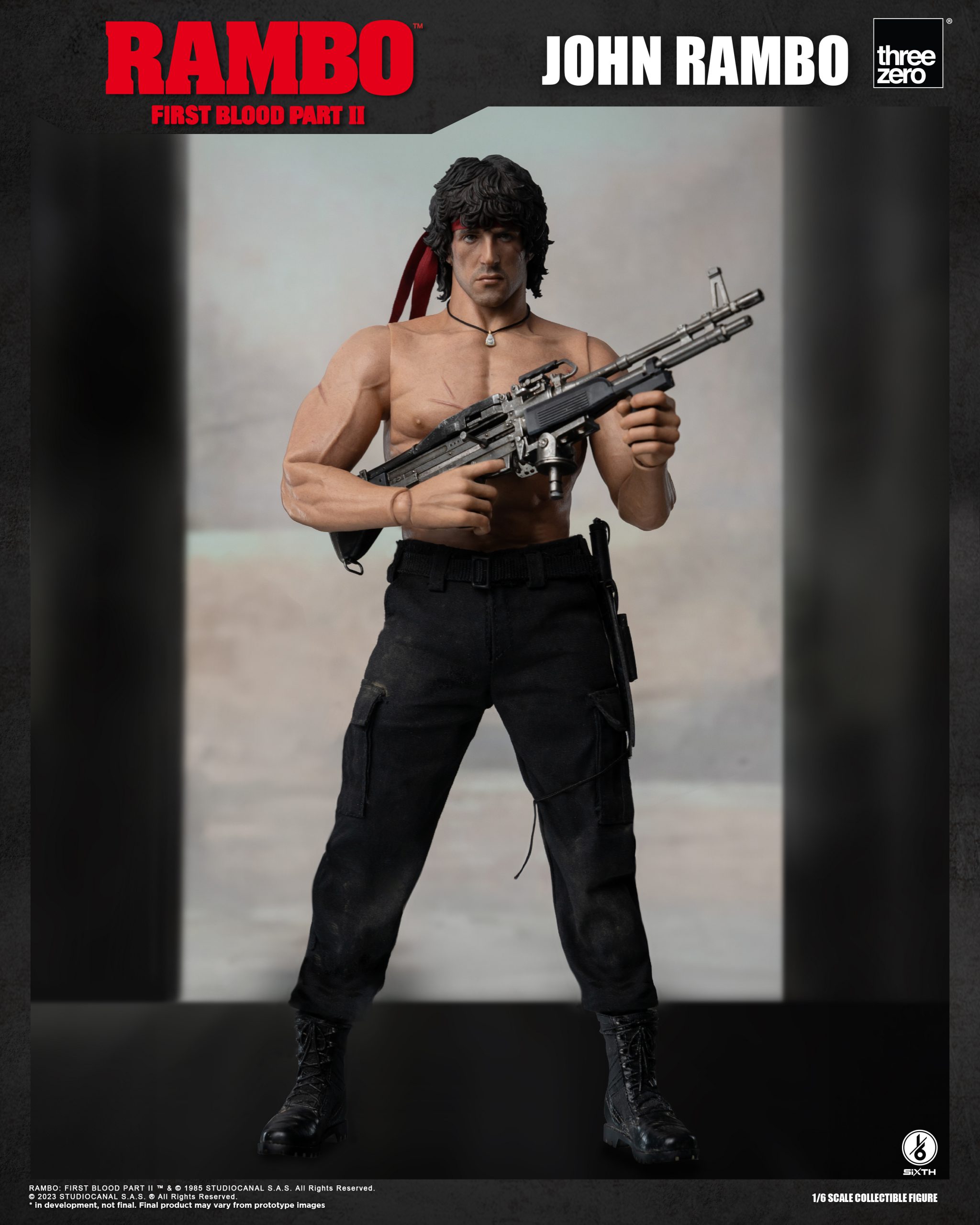 Rambo I figurine John Rambo 30 cm - Threezero