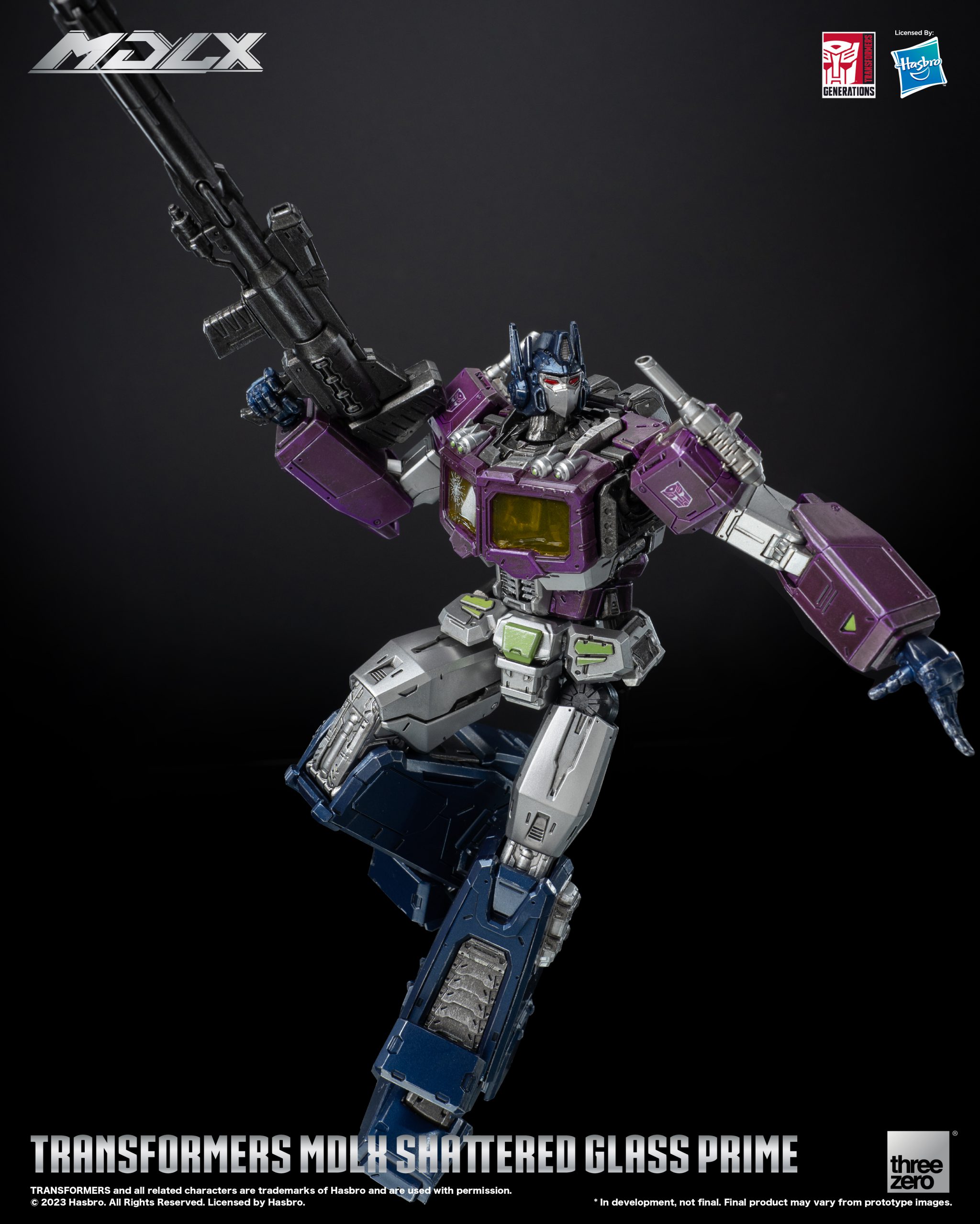 Transformers, MDLX Shattered Glass Optimus Prime