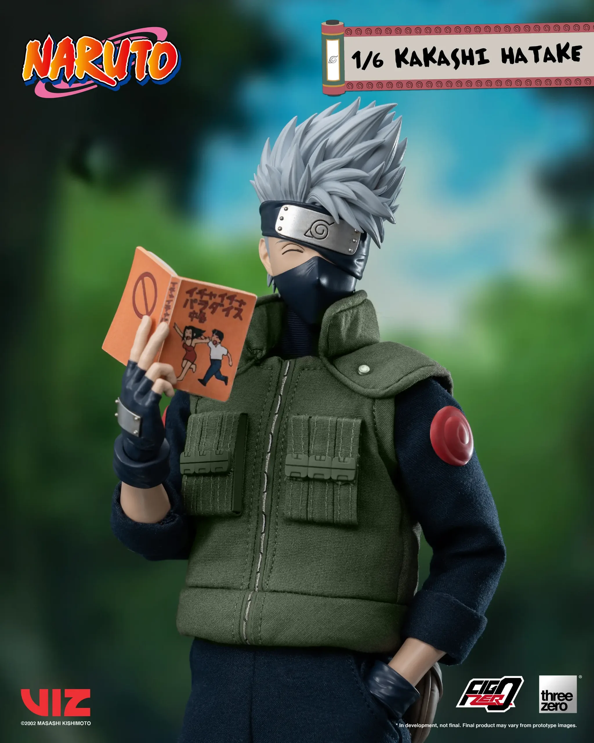 Kakashi Hatake Action Figure / Kakashi with Sharingan eyes and