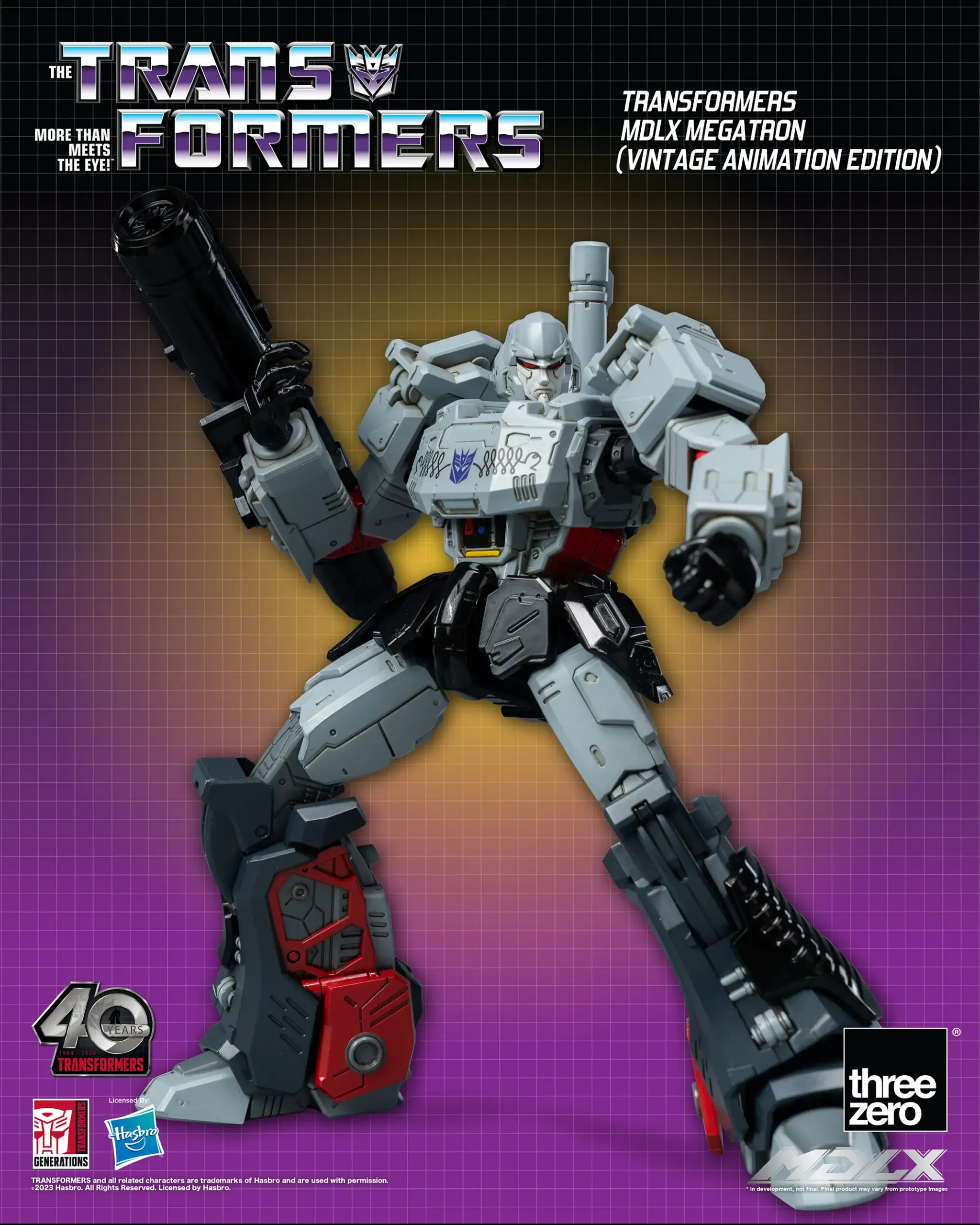 TransformersMDLX Megatron (Vintage Animation Edition) – threezero 