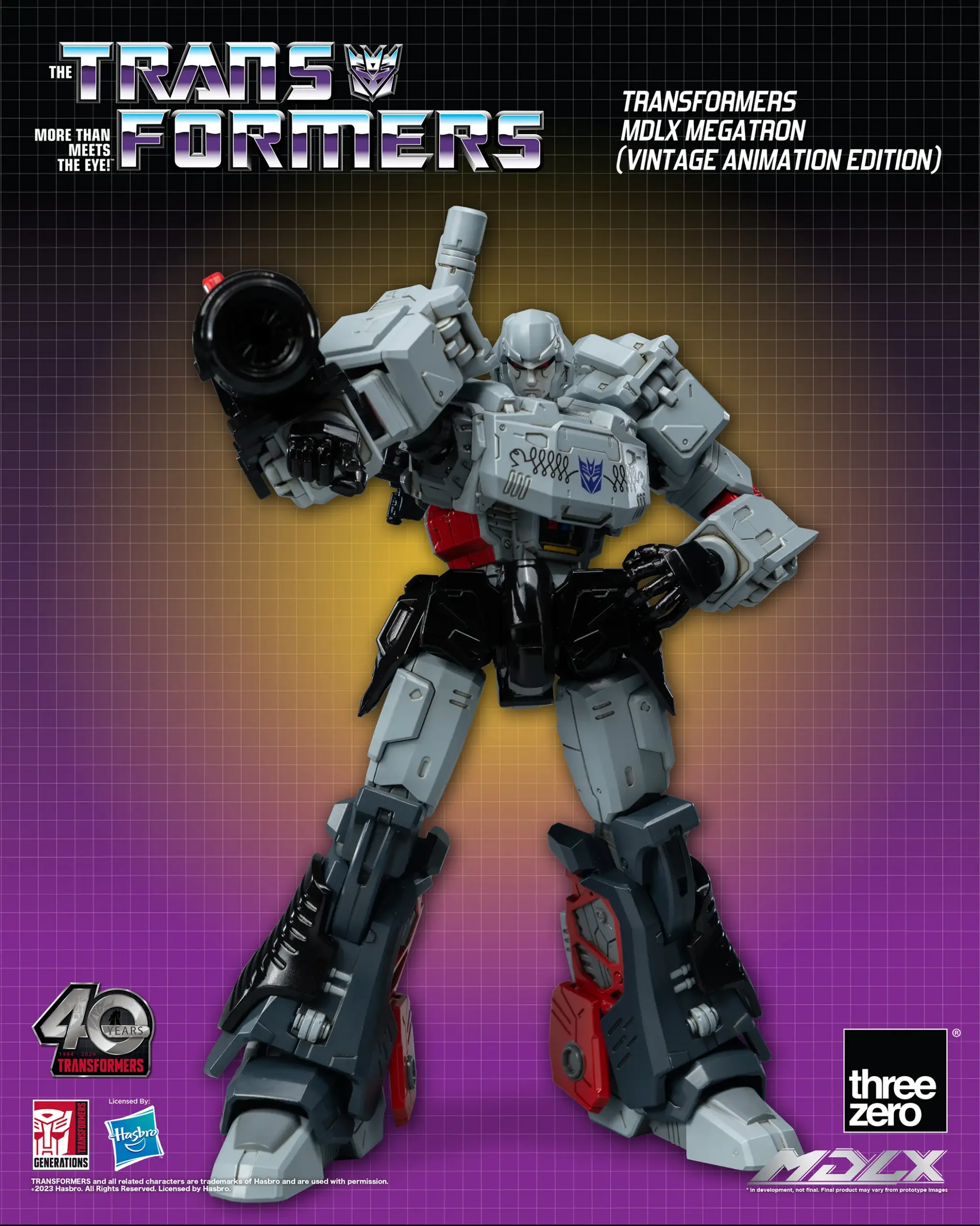 TransformersMDLX Megatron (Vintage Animation Edition) – threezero 