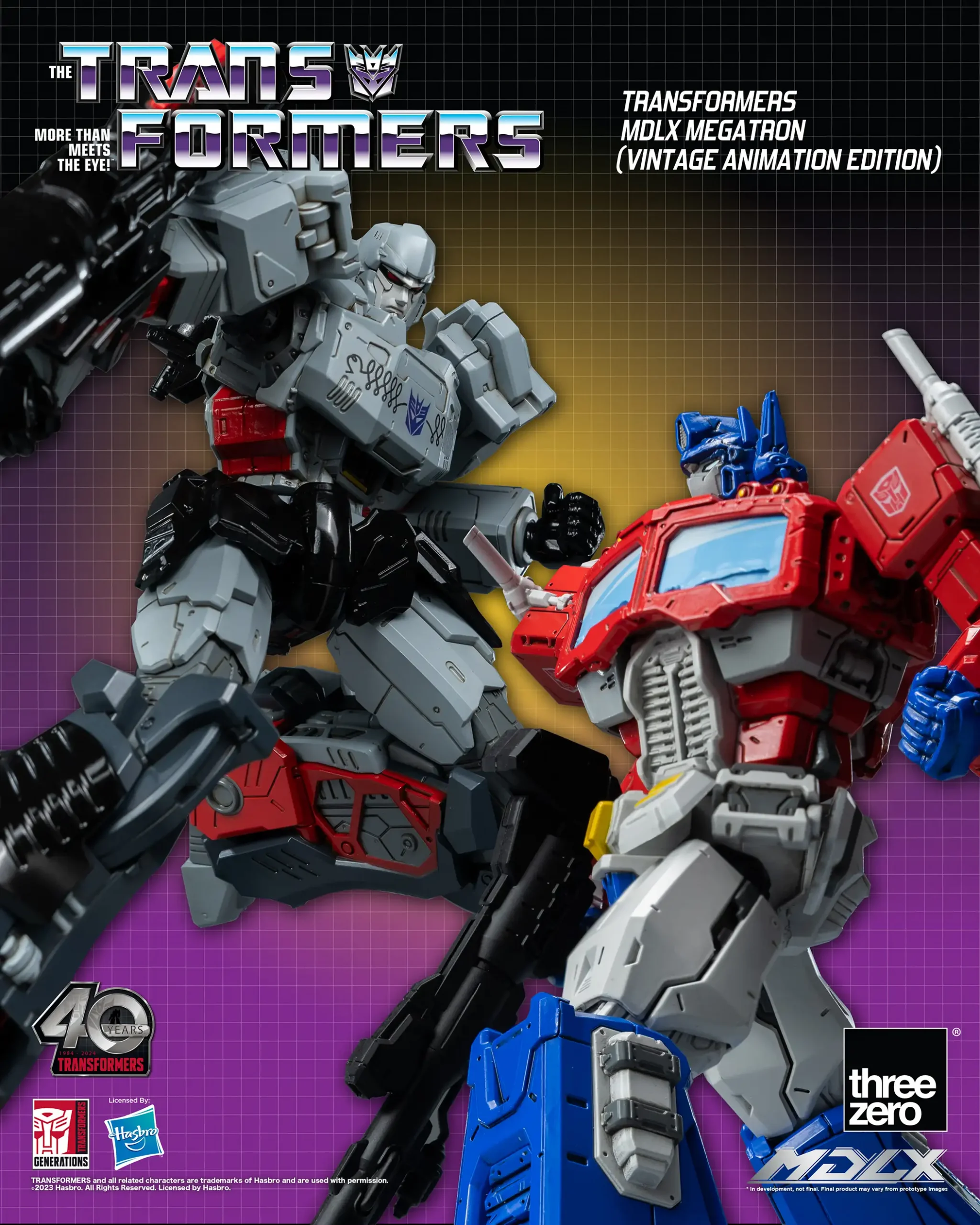 TransformersMDLX Megatron (Vintage Animation Edition) – threezero 