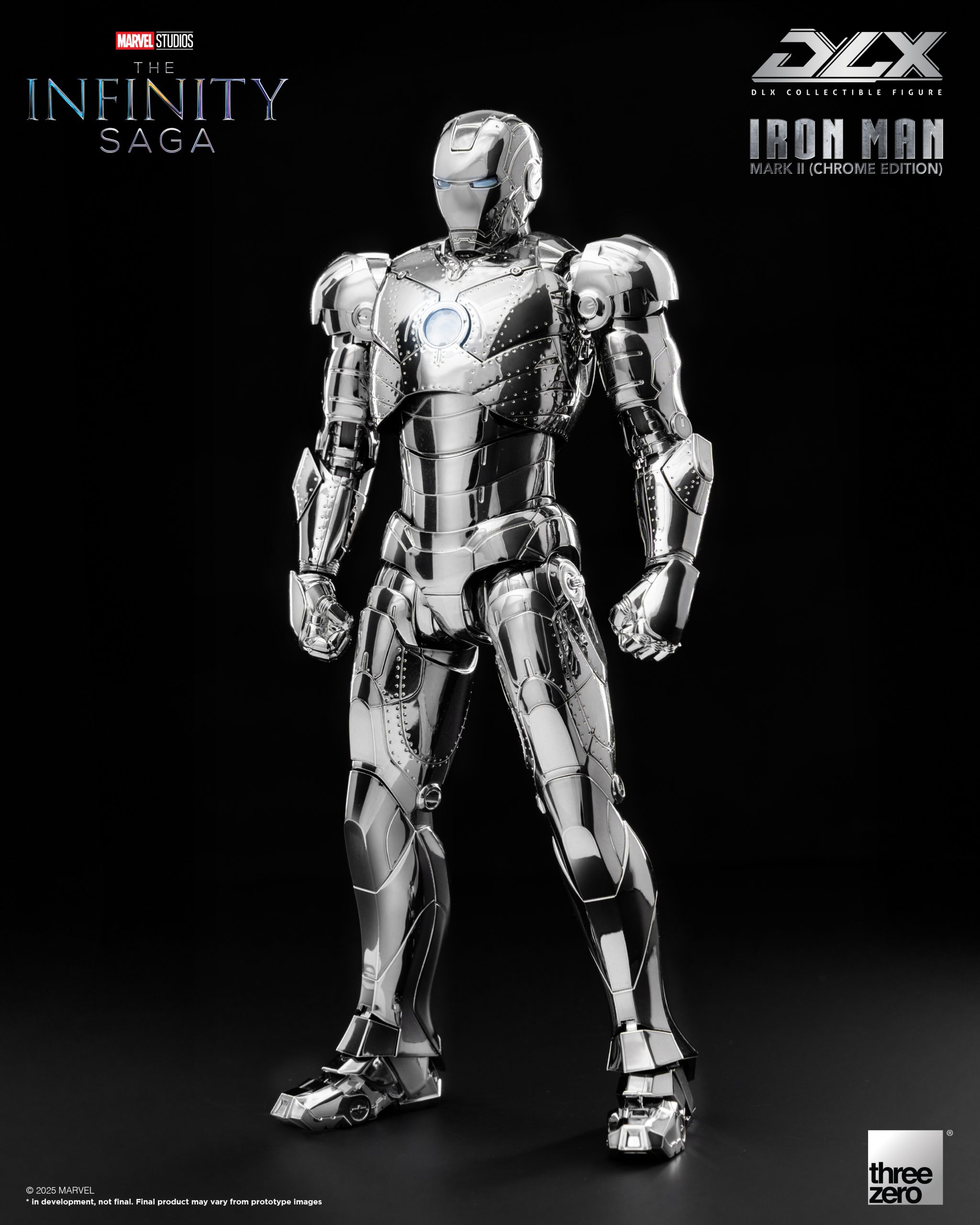INFINITYSAGA DLX THREE ZERO アイアンマン mark2 Marvel Studios: The Infinity SagaDLX Iron Man Mark 2 (Chrome