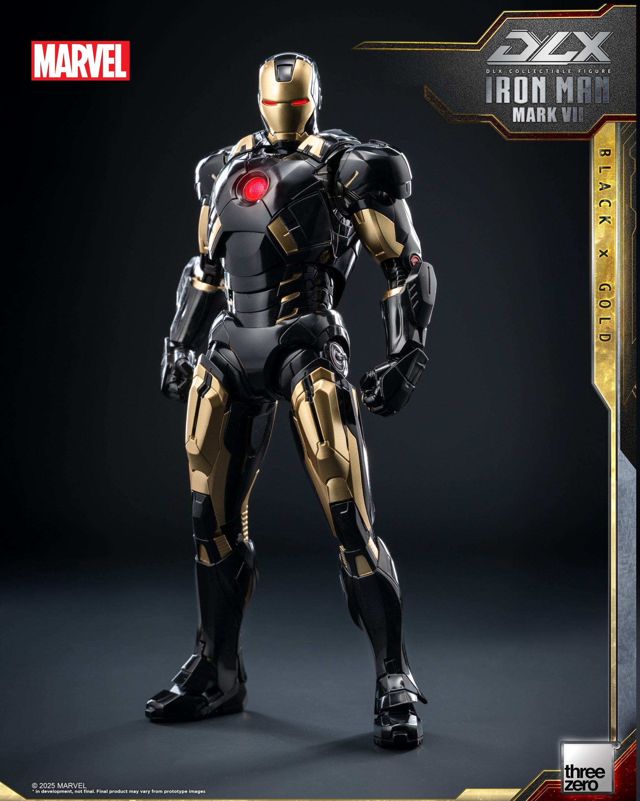 MARVEL - マーベル Marvel Studios: The Infinity SagaDLX Iron Man Mark 7 (Black