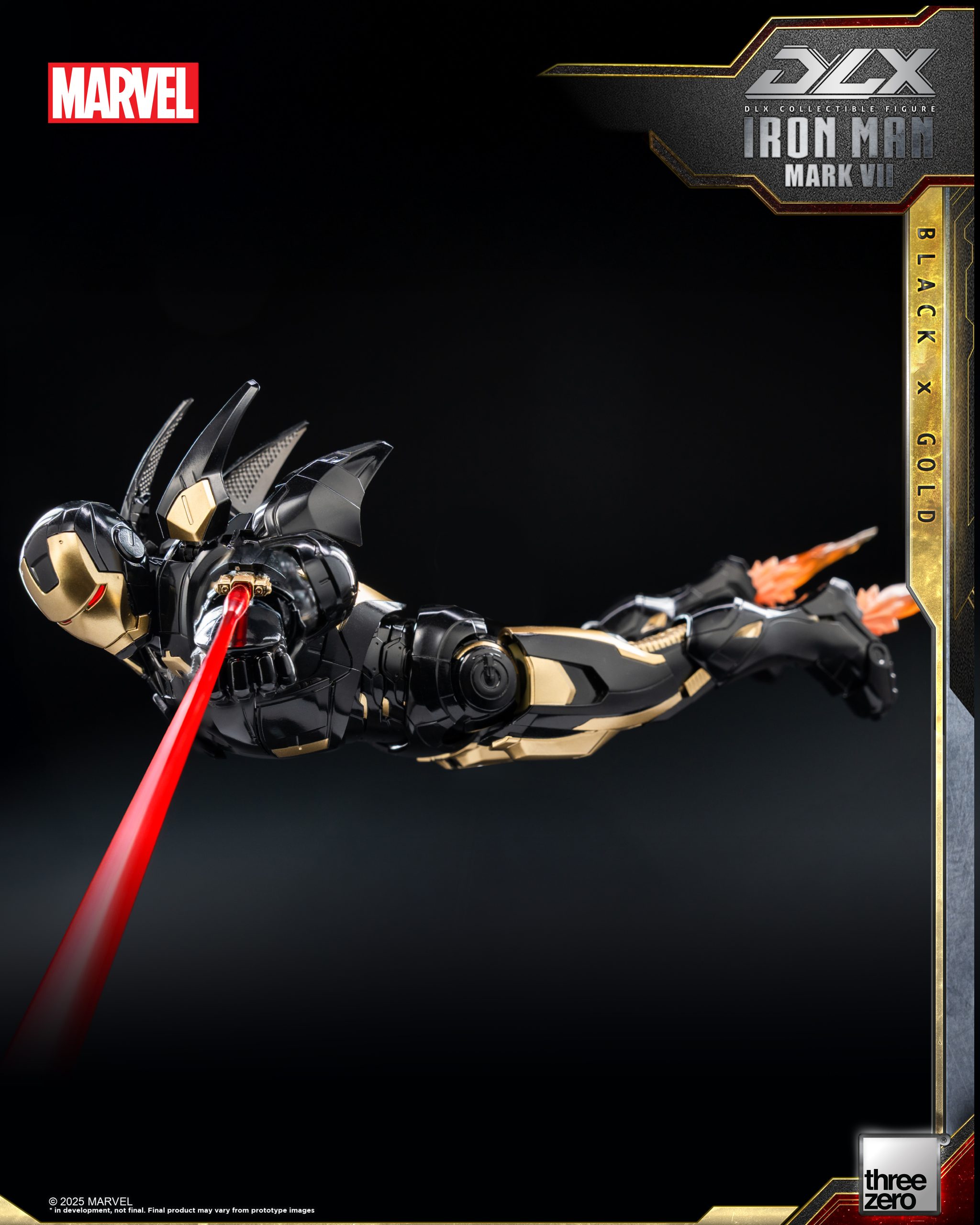 MARVEL - マーベル Marvel Studios: The Infinity SagaDLX Iron Man Mark 7 (Black