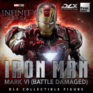 Marvel Studios: The Infinity Saga<br>DLX Iron Man Mark 6 (Battle Damaged)