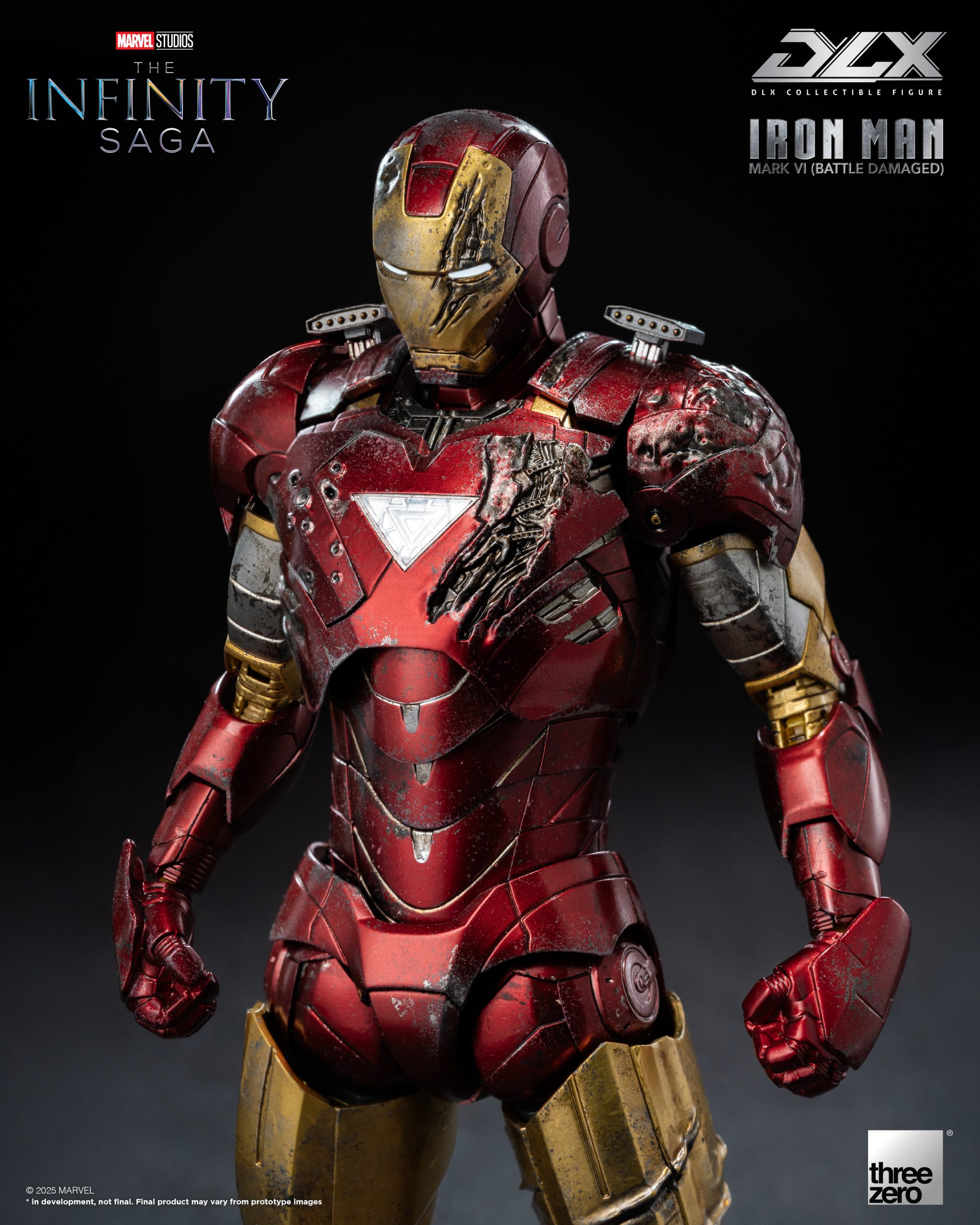 アイアンマン マーク６ BATTLE DAMAGE EDITION Marvel Studios: The Infinity SagaDLX Iron Man Mark 6 (Battle