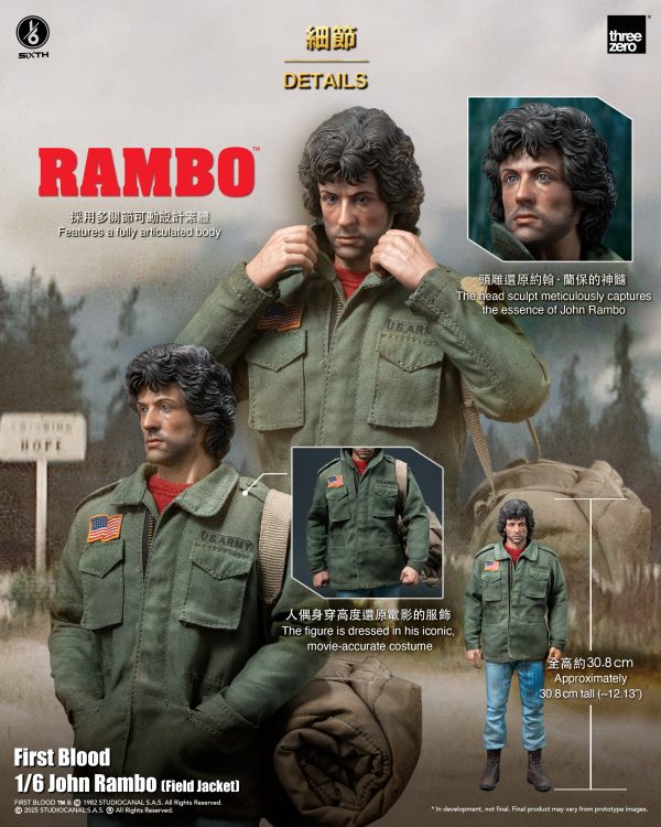 Rambo: First Blood1/6 John Rambo (Field Jacket) – threezero store