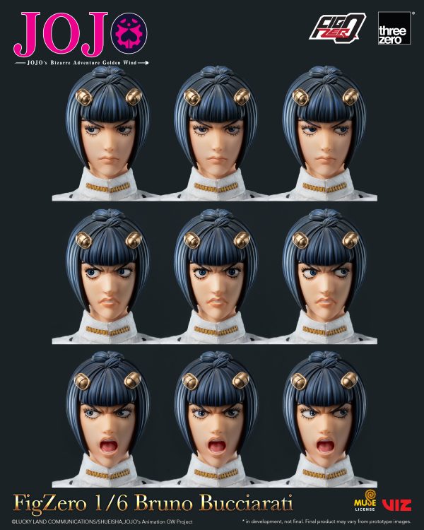 JOJO的奇妙冒险 黄金之风<br>FigZero 1/6 布鲁诺·布加拉提 - 图片 20