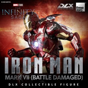 Marvel Studios: The Infinity Saga<br>DLX Iron Man Mark 7 (Battle Damaged)