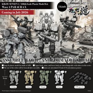 Plastic Model Kit Wave 1 PARACRAX